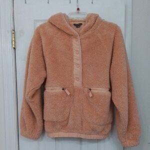 Eddie Bauer Cozy Peach Fleece Jacket